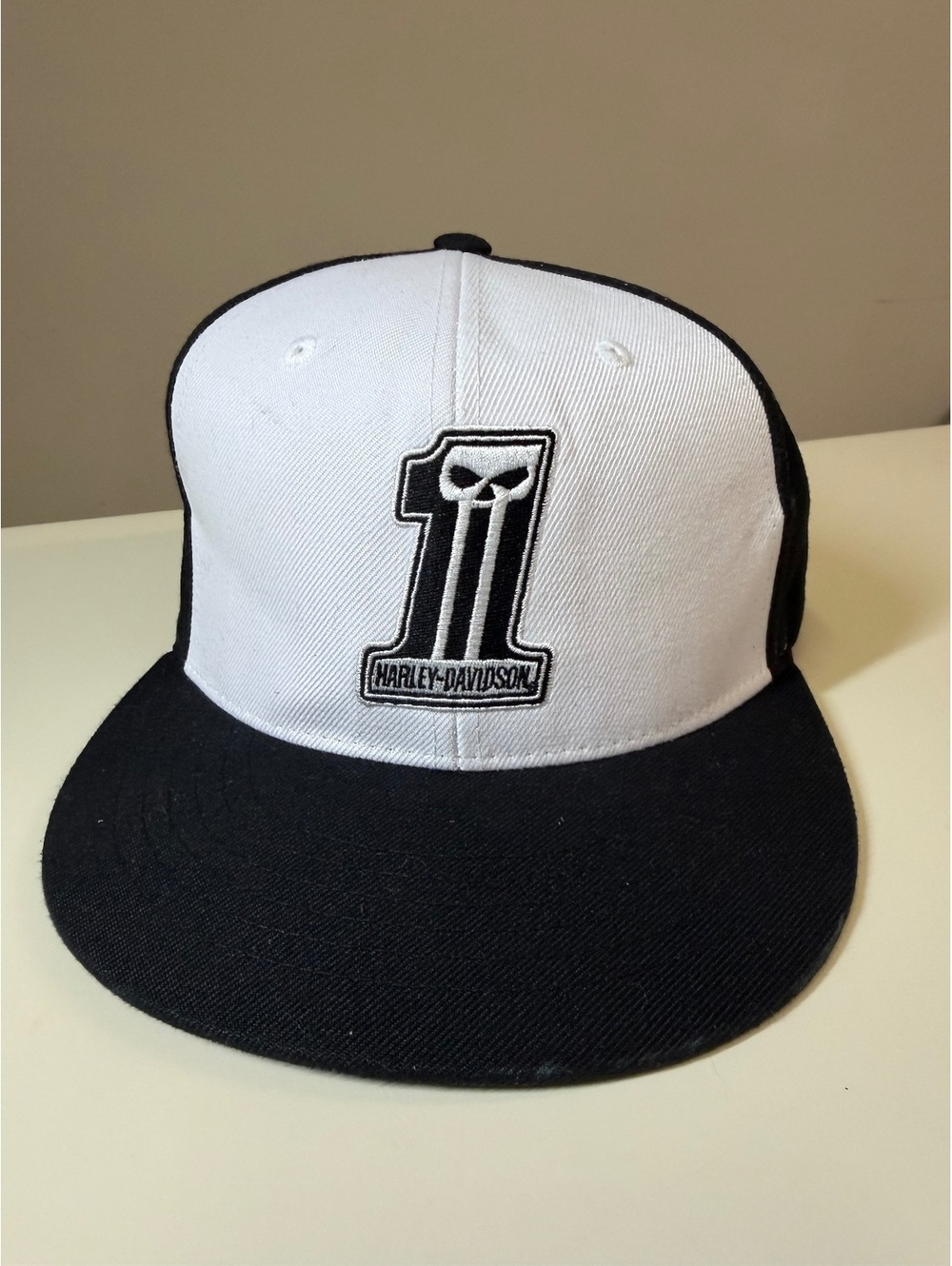 Harley-Davidson Peterson's Key West Black and White Snapback Hat